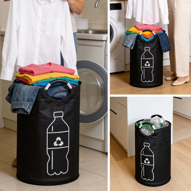 Set 2 Cesti Pieghevoli Grandi — Organizer Versatile Casa