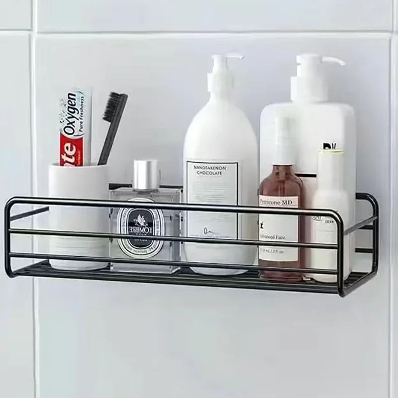 Mensola Bagno Galleggiante in Metallo — Doccia e Cucina