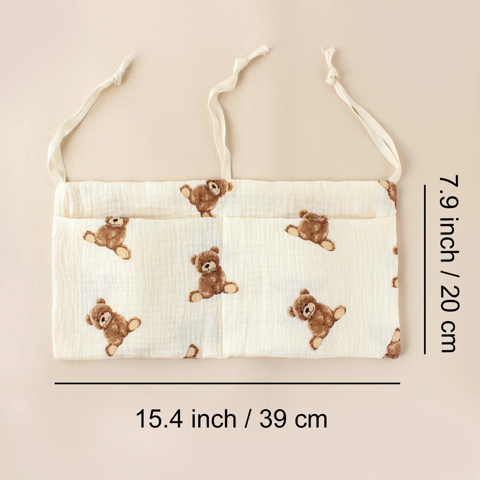 Organizzatore per oggetti per bambini Borsa per culla per bambini Borsa da letto multifunzionale per neonato per biancheria da letto per bambini Borsa per pannolini Organizzatore per passeggino