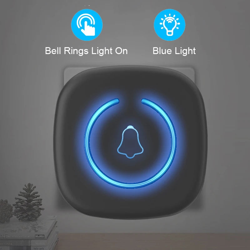 Campanello Senza Fili Smart — 300m, 60 Suoni, Impermeabile IP44