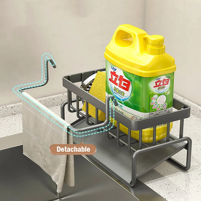 Organizer Lavello Inox — Porta Spugne e Detersivi
