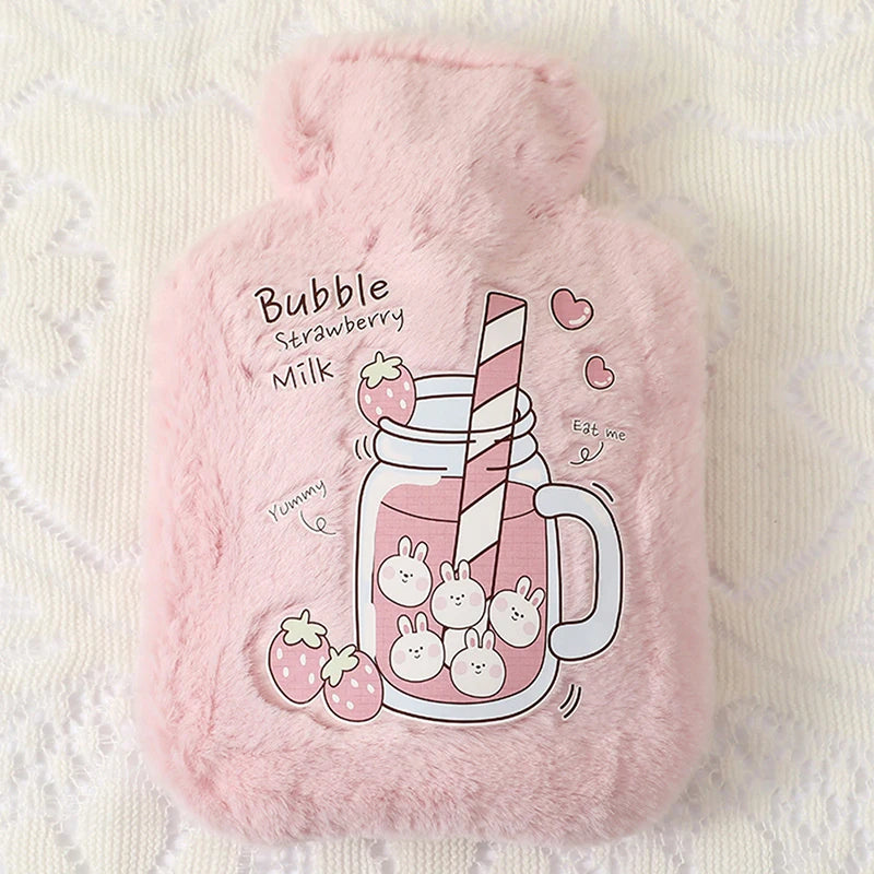Borsa Acqua Calda Peluche — Coniglio e Orso Scaldamani