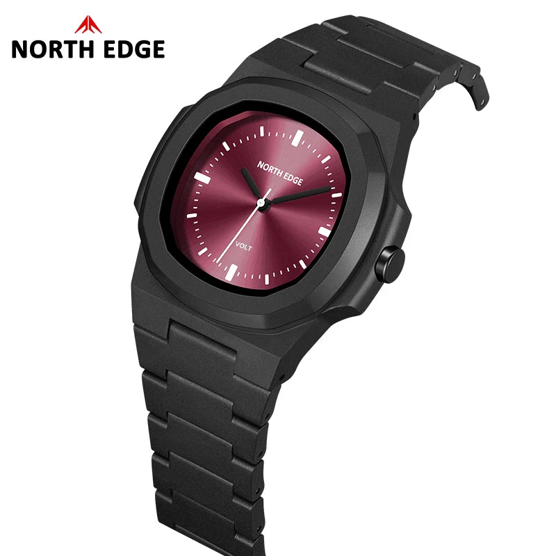 NORTH EDGE 2025 VOLT Orologio Digitale Semplice Alla Moda Da Uomo Sport Nuoto Impermeabile 50M Orologio Da Coppia Quadrato Leggero per Uomo Donna