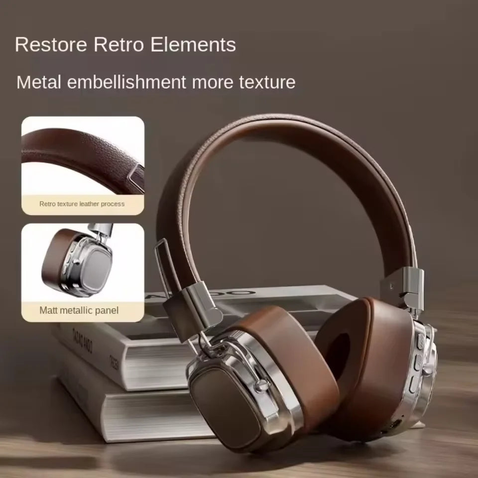 Headset Gamer Choice Retro over Ear Headphones DJ Stereo Sounds Bluetooth