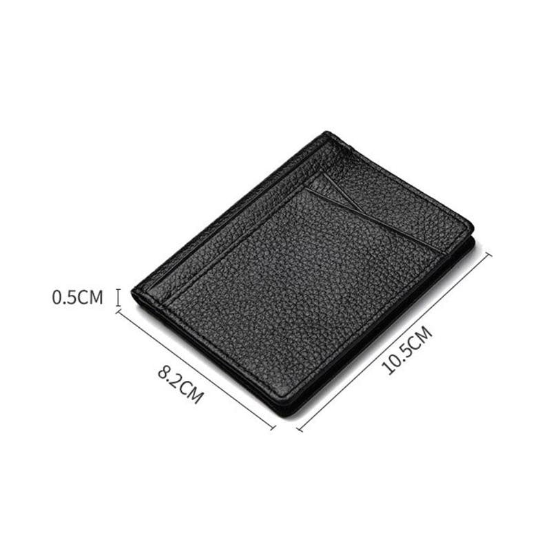 Ultra Slim RFID Blocking Leather Wallet Credit ID Card for Men Holder 2020 Purse Case Money Fashion Bag Women Wallets