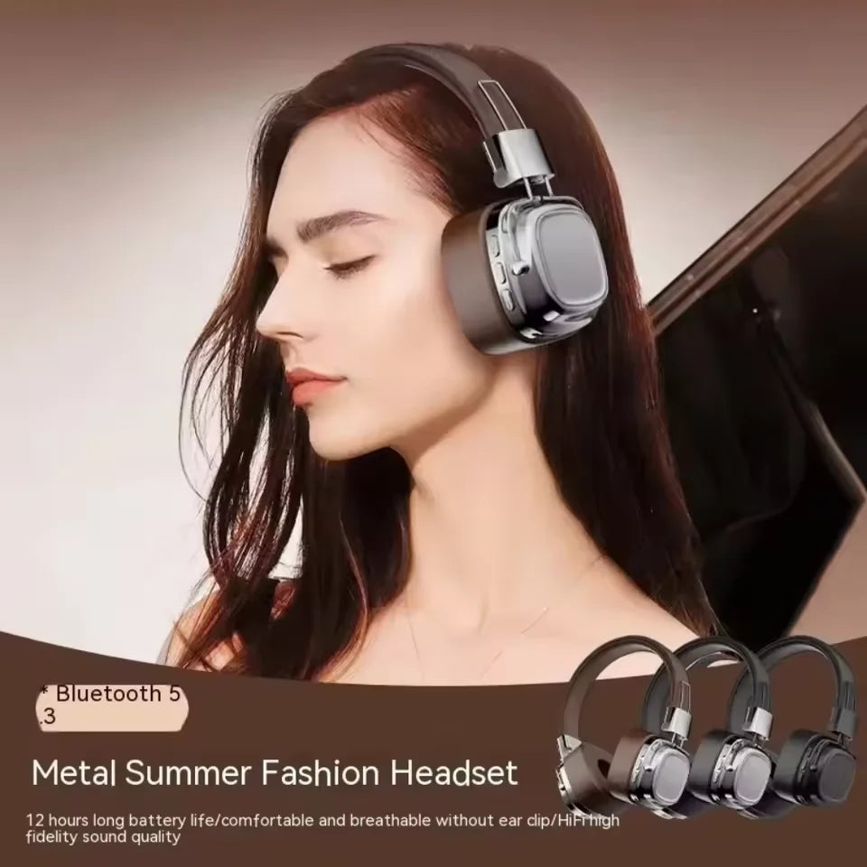Headset Gamer Choice Retro over Ear Headphones DJ Stereo Sounds Bluetooth