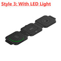 65W 3 in 1 Foldable Magnetic Wireless Charger for Iphone 14 13 12 Pro XS X Fast Wireless Charging Pad for Airpods Pro Iwatch