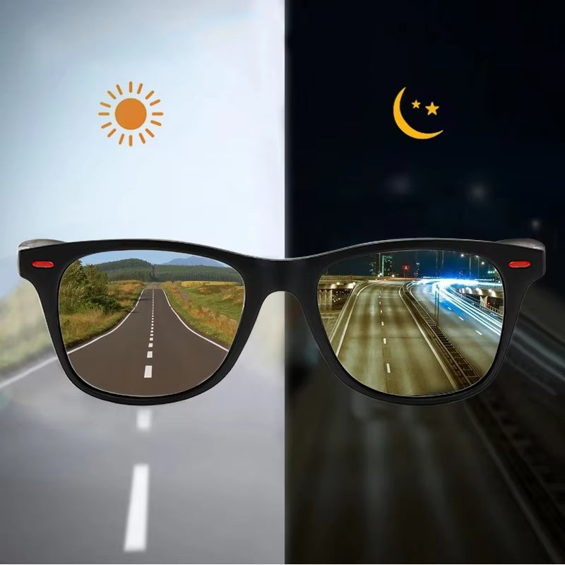 Occhiali per La Visione Notturna Montatura per PC Occhiali Da Sole Polarizzati Occhiali Da Sole per Sport All'Aria Aperta Occhiali Da Sole per Visione Notturna Diurna Occhiali Da Notte per Conducente