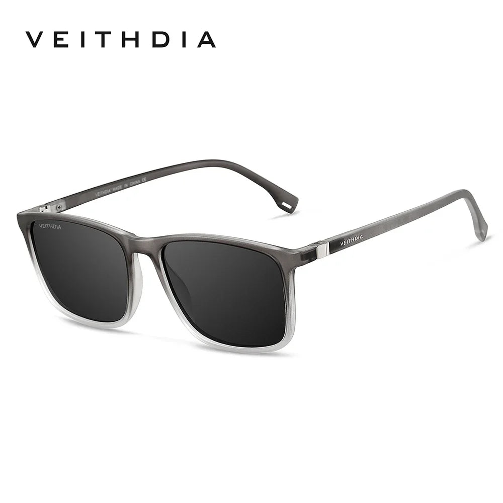 VEITHDIA Brand New Occhiali Da Sole Unisex Retro TR90 Occhiali Da Sole Polarizzati UV400 Lenti Vintage Occhiali Da Sole per Uomo/Donna 7521
