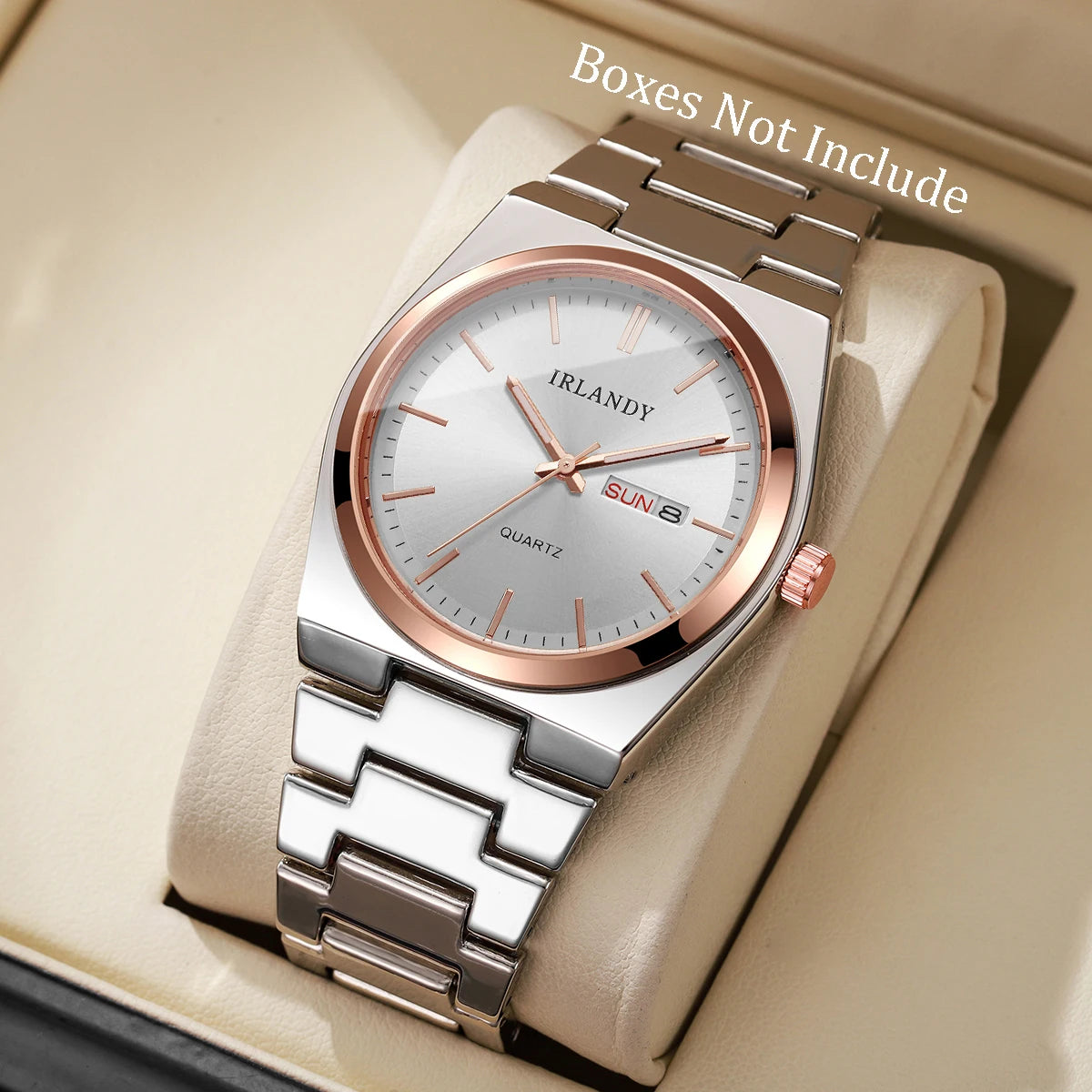 Orologi Da Uomo D'Affari Di Lusso Orologi Da Polso Al Quarzo Con Calendario per Uomo Orologio Reloj Hombre (Senza Scatola)